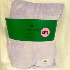 Kate Spade King Size Fleece Blanket